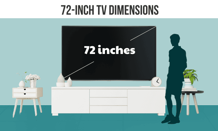 72 Inch Tv Dimensions With And Without Stand